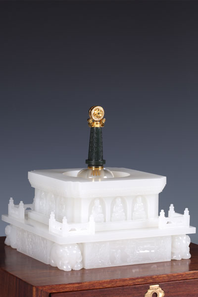 释迦佛舍利塔中国国际珠宝展"惊艳"亮相